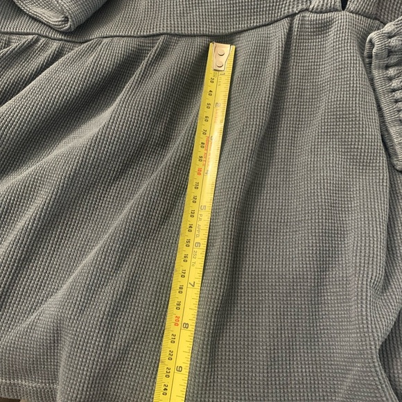 Lucky Brand Charcoal Ribbed Top - Picture 4 of 5